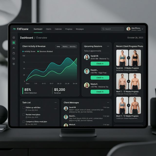 FitFloww Dashboard Experience